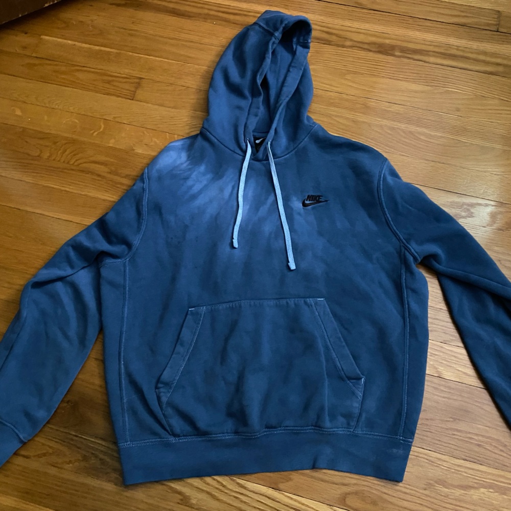 Medium Blue Tie-Dye Nike Sweater